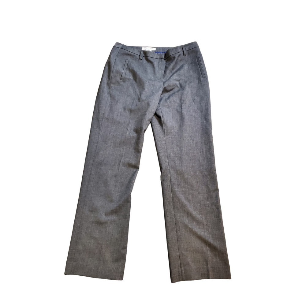 L.K. Bennett Wool Blend Career Gray Pants‎ sz 10